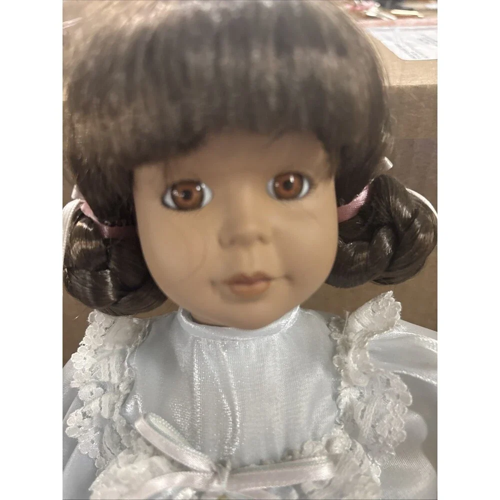 Vintage Porcelain Doll – Antique Style Collectible Figurine – Display Doll